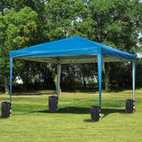 4Pcs Water Bags Canopy Weight Water Bag Weight Anchor for Gazebo Market Stalls Tent Awnings Camping Umbrella