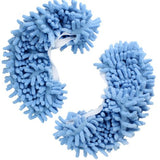 2pcs Multi-Function Chenille Fibre Washable Dust Mop Slippers