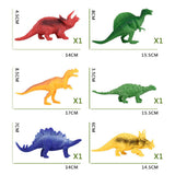 Kids Dinosaur Paradise Playmat with 9 Dinosaurs Models