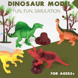 Kids Dinosaur Paradise Playmat with 9 Dinosaurs Models