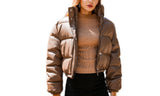 PU Leather Quilted Jacket