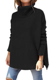 Women's Turtleneck Oversized Knit Sweaters