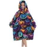 Sherpa Hoodie Blanket Hooded Oversized Wearable Throw Blanket for Adults and Kids