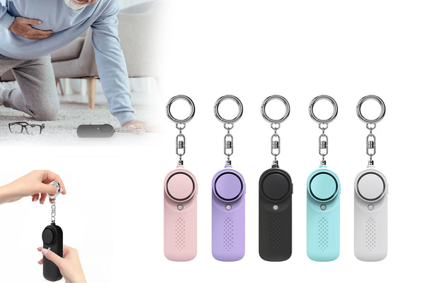 Portable Personal Alarm with LED Light