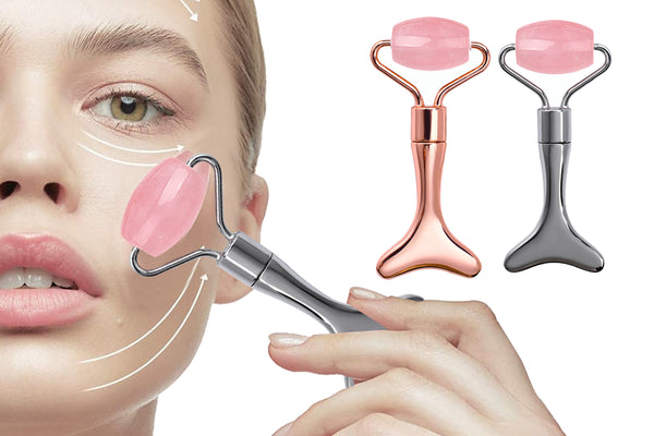 Jade Face Roller Eye Massager Gua Sha Facial Tool