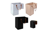 Foldable Storage Bag Durable Stair Step Basket with Handle