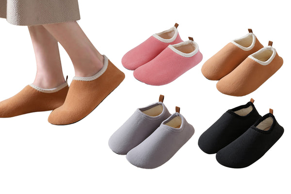 Women Fleece Floor Slippers Shoes