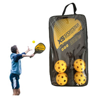 Pickleball Paddles and Balls Set with Carry Bag