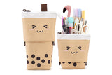 Standing Pencil Case Cute Telescopic Pen Bag