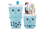 Standing Pencil Case Cute Telescopic Pen Bag