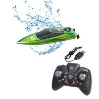 2.4GHz Kids RC Boat Toys Rechargeable Remote Control Racing Ship Toy