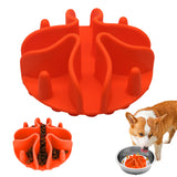 Slow Feeder Dog Bowls Insert Soft Silicone Slow Eating Puppy Food Bowl for Dogs