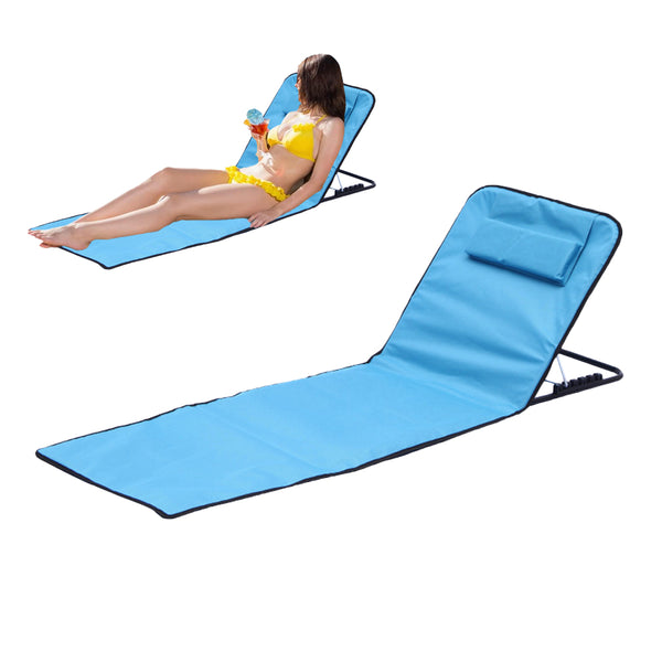 Folding 5-Position Adjustable Beach Chair