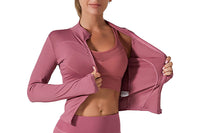 Women Zip Up Yoga Jacket