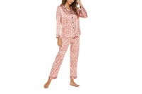 Print Satin Pyjamas Set