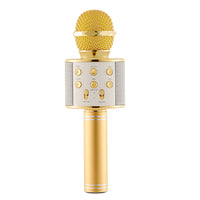 Portable Bluetooth Wireless Karaoke Microphone with LED Lights