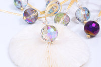 12pcs Crystal Glass Sun Catcher Christmas Tree Decor Balls