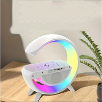 3 in 1 Night Light Bluetooth Speaker with Wireless Charger