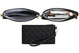 15.6-inch Laptop Tote Bag with Matching Wristlet Clutch Pouch Wallet Handbag Crossbody