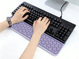Ergonomic Keyboard Wrist Rest Pad Integrated Wrist Support for Gaming and Office