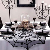 Halloween Decorations Kit Spiderweb Lace Covers Set Halloween Party Decors