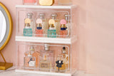 Transparent Storage Box Perfume Display Stand Dust Proof Cosmetics Display Case