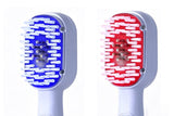 Scalp Vibrating Massage Combs with Red and Blue Light for Hair Care