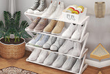 4 Tier Shoe Rack Storage Organizer Shelf Stand Shelves Shoe Storage