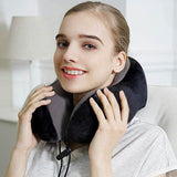 Memory Foam Travel Neck Pillow with Eyemask and Earplugs Set