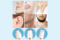 3-in-1 Bikini Electric Trimmer Painless Body Shaver Cordless Facial Hair Remover