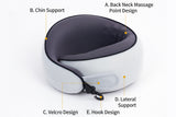 Ergonomic Travel Neck Pillow with Chin Support Massage Points and Hook
