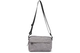 Travel Crossbody Bag with Luggage Sleeve Multi Layer Card Slots Sling Bag Passport Purse