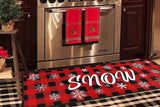 2Pcs Christmas Kitchen Floor Mat