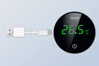 Fish Tank Digital Thermometer for Fish Axolotl Turtle Aquatic