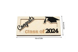 2024 Graduation Money Holder Wooden Cash Holder