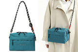 Travel Crossbody Bag with Luggage Sleeve Multi Layer Card Slots Sling Bag Passport Purse