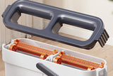 Flat Mop and Bucket Set with 2 Reusable Mop Pads