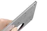 10PCS Cabinet Hinge Repair Plate Stainless Steel Kitchen Cupboard Door Fixing Bracket with Screws