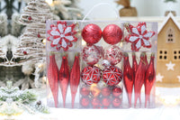 40-Piece Christmas Tree Ball Ornaments Set