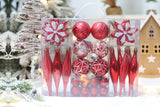 40-Piece Christmas Tree Ball Ornaments Set