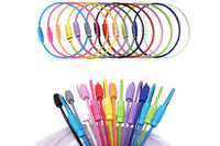50Pcs Color Wire Keychain Cable Rings