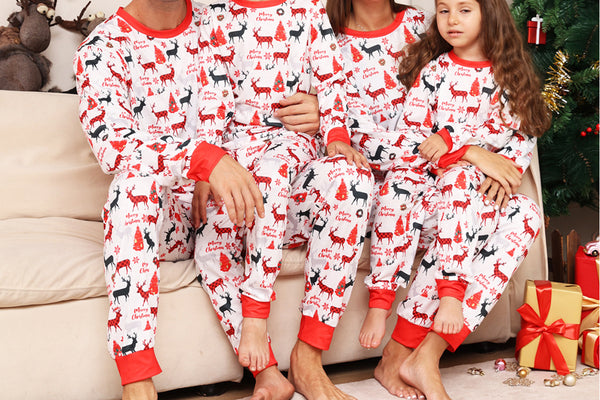 Matching Family Christmas Small Deer Pyjamas