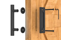 Barn Door Sliding Handle with Flush Pull for Wood Door