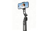 AI Face Tracking 1.6m Selfie Stick Tripod with Dual LED Fill Lights and Bluetooth Remote 4-Leg Stable Base Phone Stand