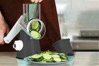 Kitchen Vegetable Food Manual Rotary Drum Grater Chopper Slicer Fruit Cutter