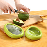 4Pcs Reusable Vegetable Fruit Storage Containers for Lemon, Onion, Avocado, Tomato