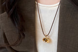 4pcs Women's Pendant Necklace Trendy Hoodie Sweater Chain
