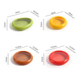 4Pcs Reusable Vegetable Fruit Storage Containers for Lemon, Onion, Avocado, Tomato