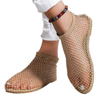 Women's Fishing Net Hollow Out Flat Sandals