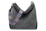 Large Capacity Corduroy Tote Bag with Adjustable Strap for Women